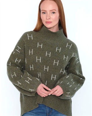Hést - Fam Short Strik - Winter Moss